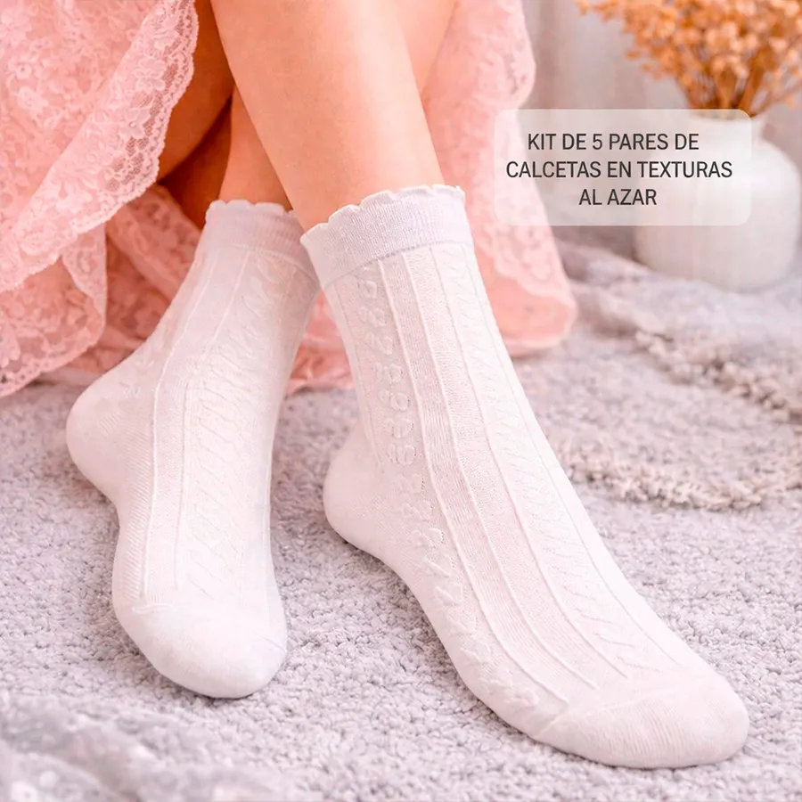 BE2016 KIT DE 5 PARES DE CALCETINES 10201